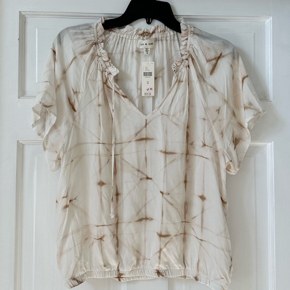 Anthro Cloth & Stone Peasant Top - Picture 2 of 5